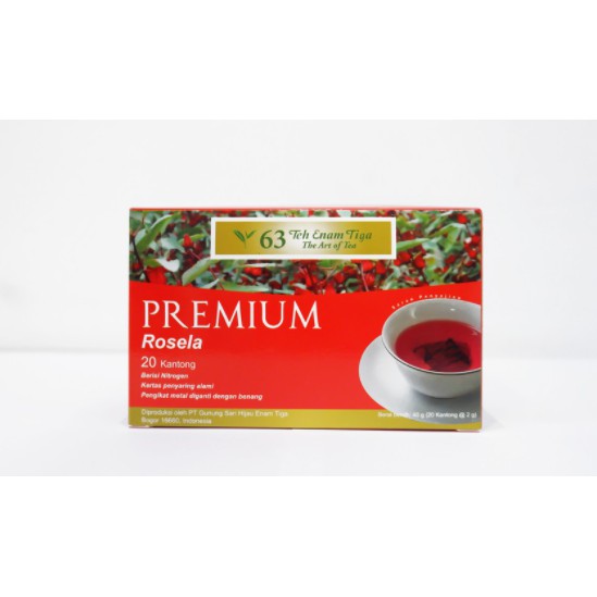 

Teh 63 Rosela Tea Isi 20 Kantong Tea Bag Bags Original