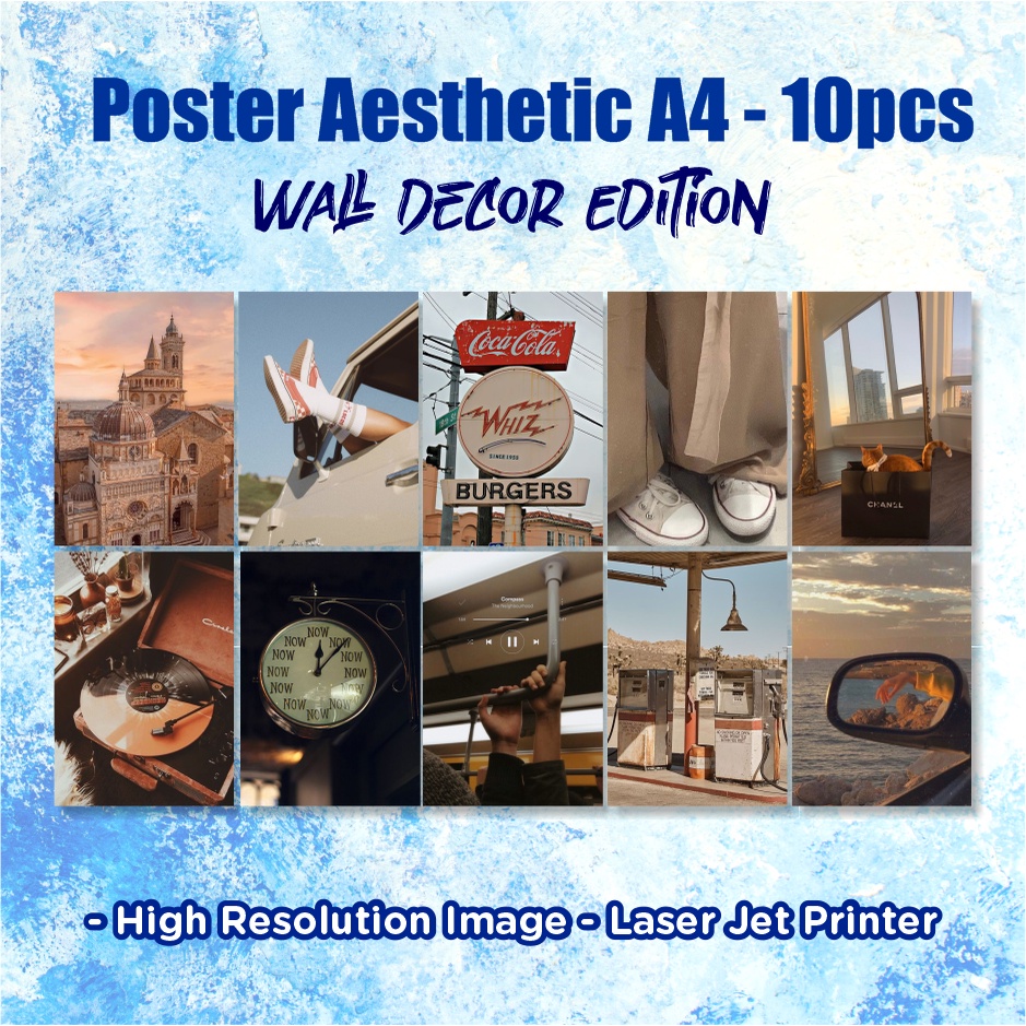 

POSTER DINDING AESTHETIC (10pcs)