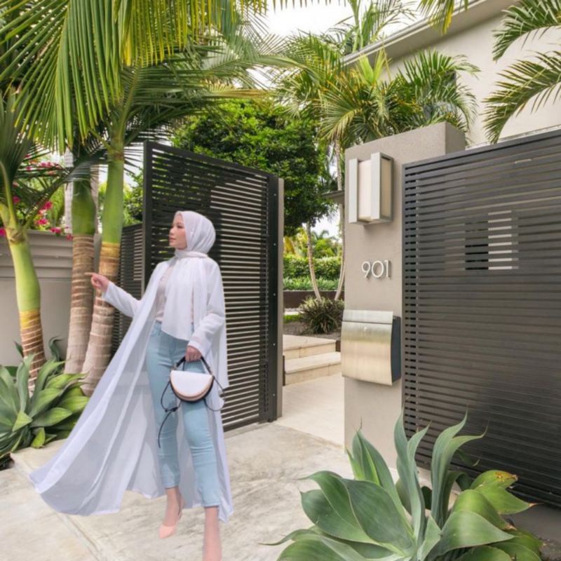 (COD) . Outer panjang Ceruty babydoll . cardigan Ceruty . blouse . atasan wanita