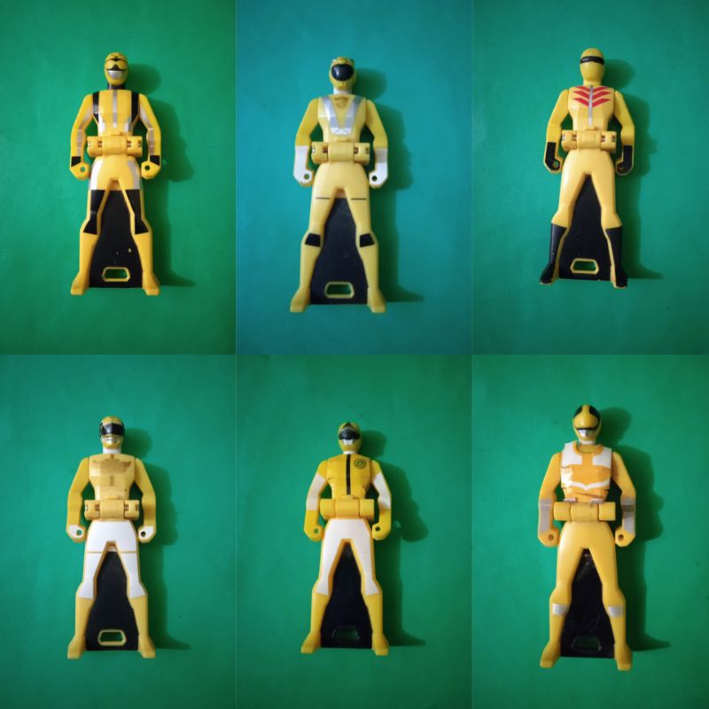 DX CT RANGER KEY GOBUSTERS GOONGER AKA GOSEI DYNAMAN TIME RANGER YELLOW GOKAIGER