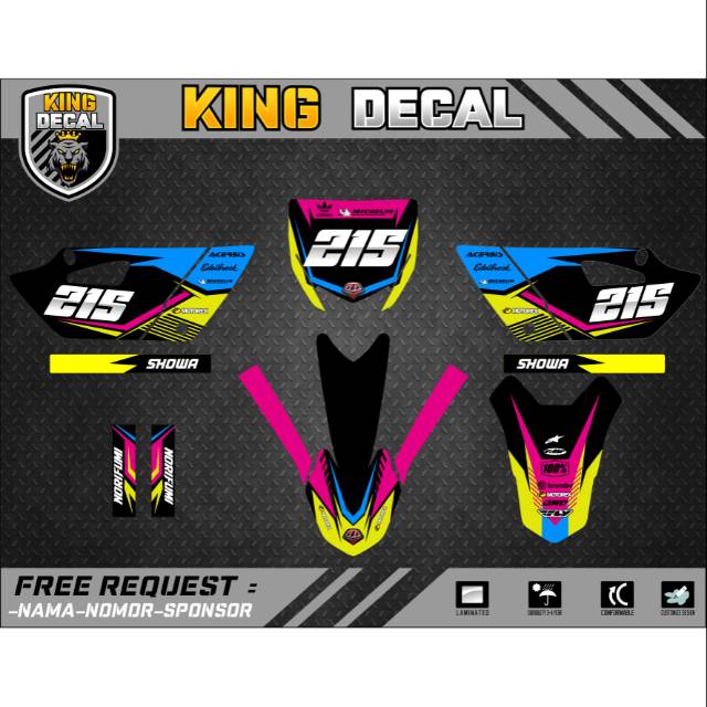 DECAL  YZ NEW 85 DECAL YZ STRIPING YZ STIKER YZ  NEW 85 06
