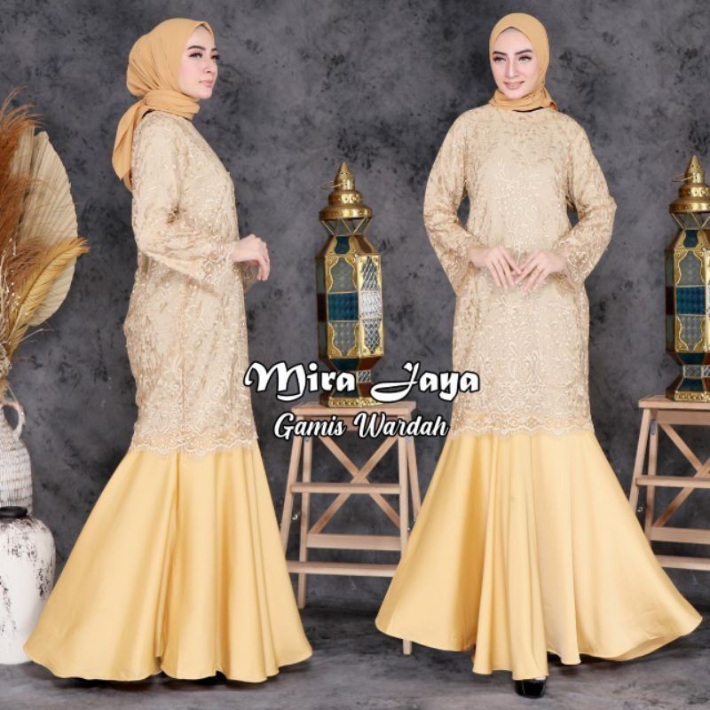 BISA COD/GAMIS OGINAL/GAMIS WARDAH/GAMIS TULLU FULL BORDIR/MIRA