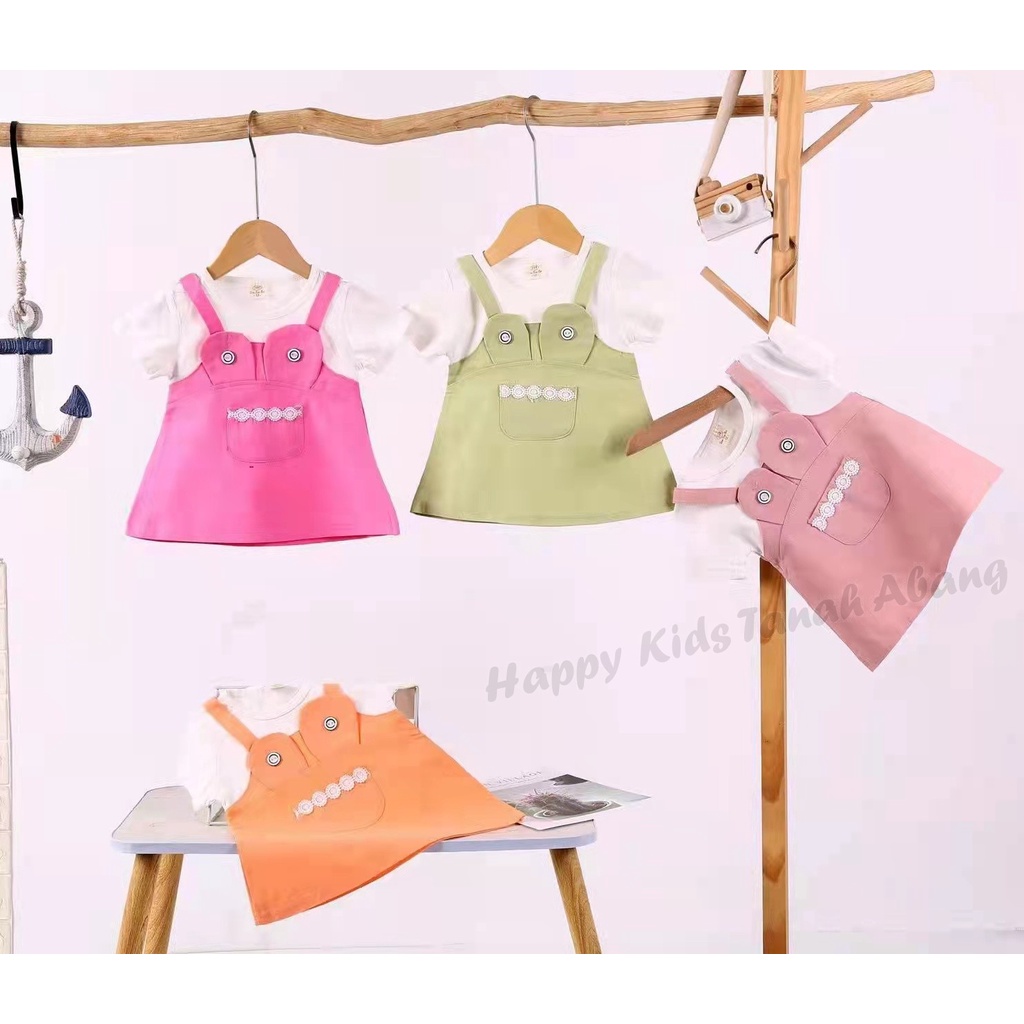 PAKAIAN ANAK BAYI PEREMPUAN / DRESS BAYI PEREMPUAN / PAKAIAN BAYI PEREMPUAN IMPORT KOREA BAHAN KATUN / SETELAN ANAK PEREMPUAN / SETELAN ANAK IMPORT / STELAN ANAK PEREMPUAN