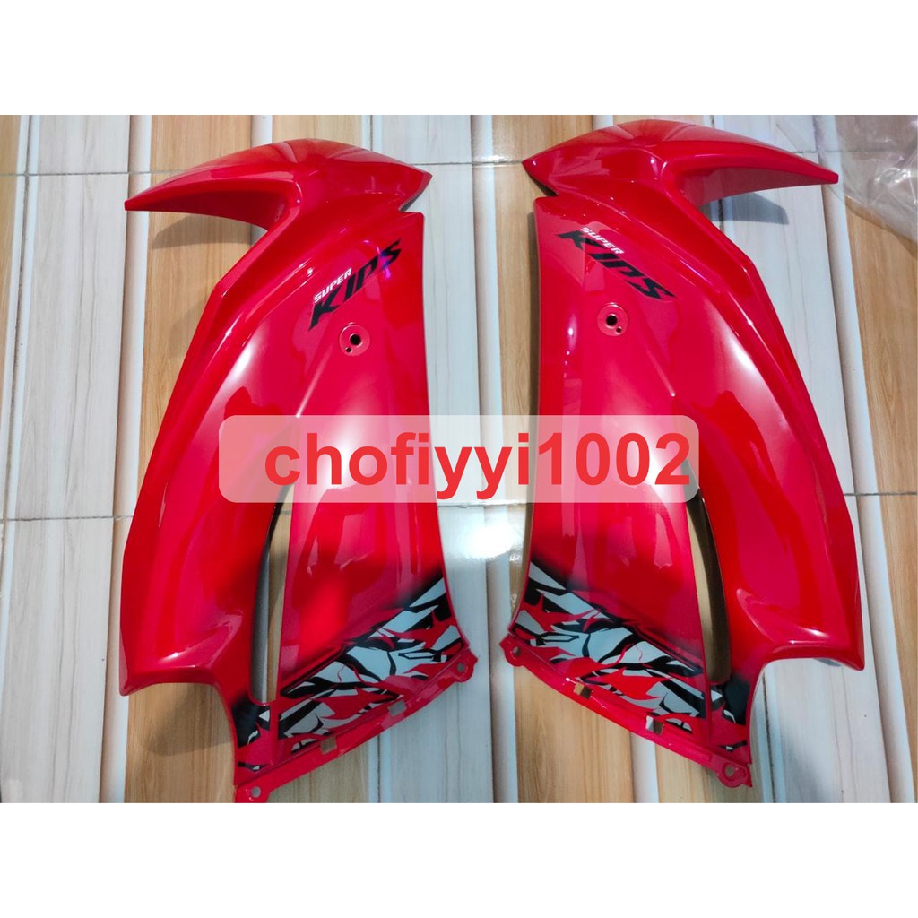 Fairing Ninja RR New Lis merah batik 2013 Original Kawasaki