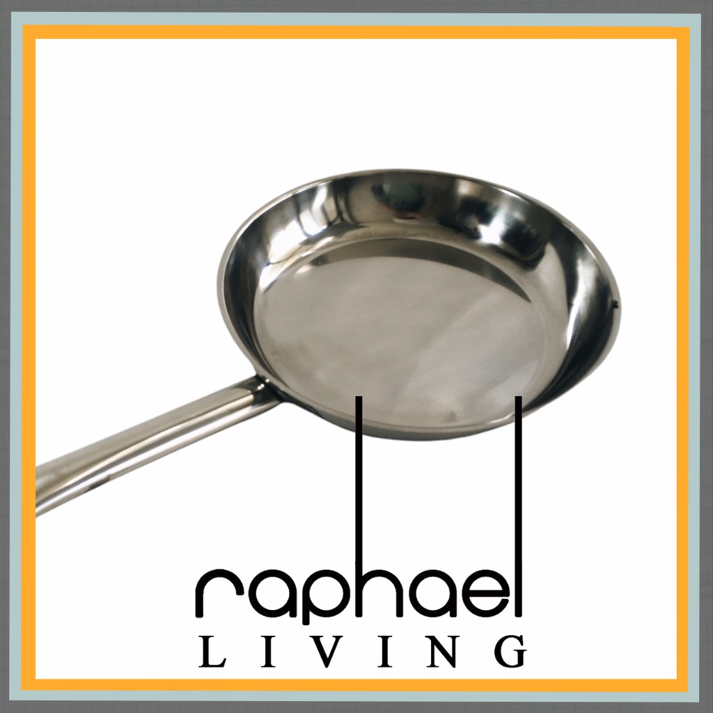 FRYING PAN STAINLESS STEEL HIGH QUALITY / FRY PAN / SKILLET / WAJAN