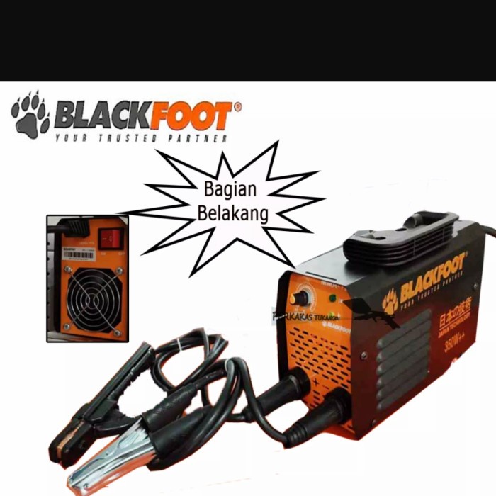 Blackfoot Trafo Mesin Las Listrik 350 Watt Inverter MMA 120