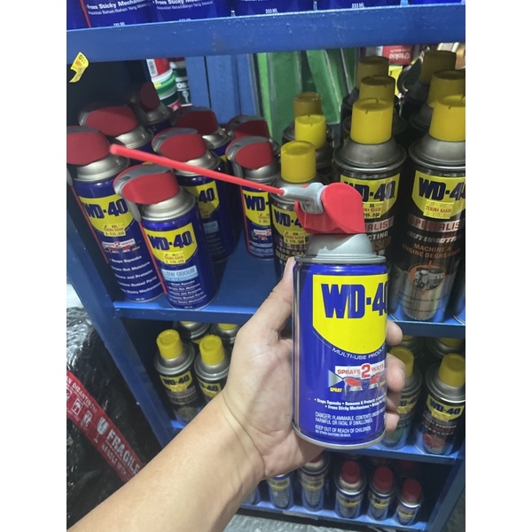 WD-40 277gr smart straw penetran,pelumas pembersih anti karat 227gr