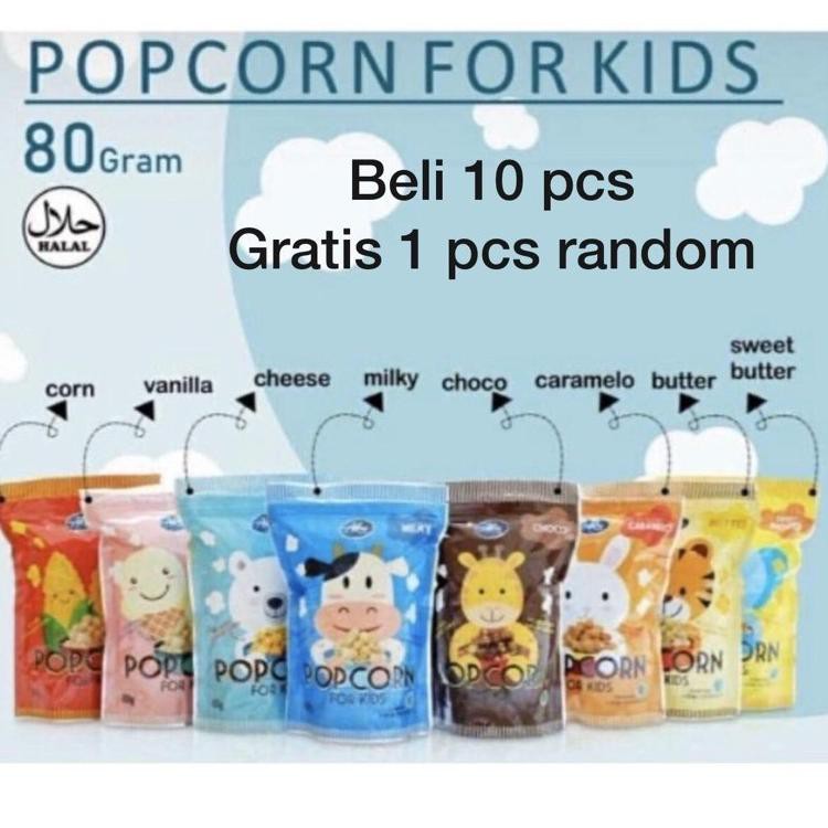 

❤ BELI ❤ Popcorn For Kids Abe Food Platinum Baby Snack PROMO TERMURAH