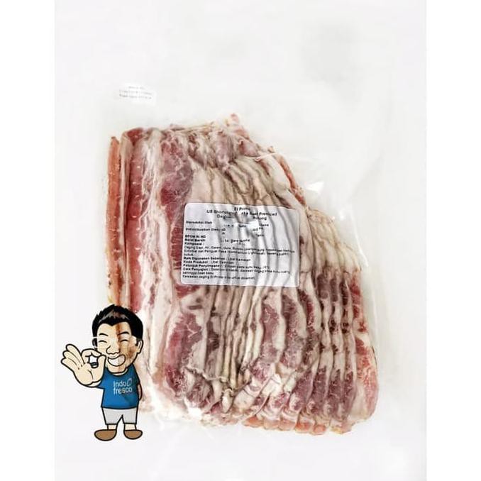 

Murah Smoked Beef Bacon Silce- Daging Sapi Asap 500G