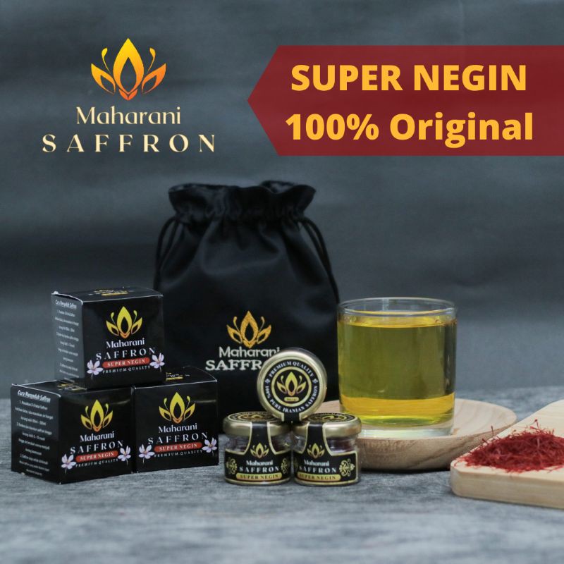 

(BELI 5GR GRATIS 5GR) Bunga Saffron Safron Iran Super Negin 100% Asli Original Premium Quality