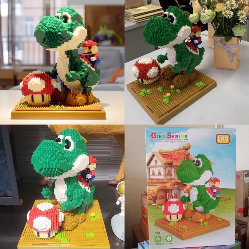 loz building micro blocks mario luigi yoshi
