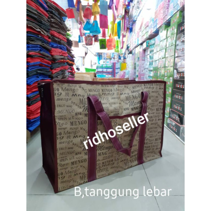 TAS BAHAN TERPAL TANGGUNG LEBAR .( 37 X  50 X 20 )