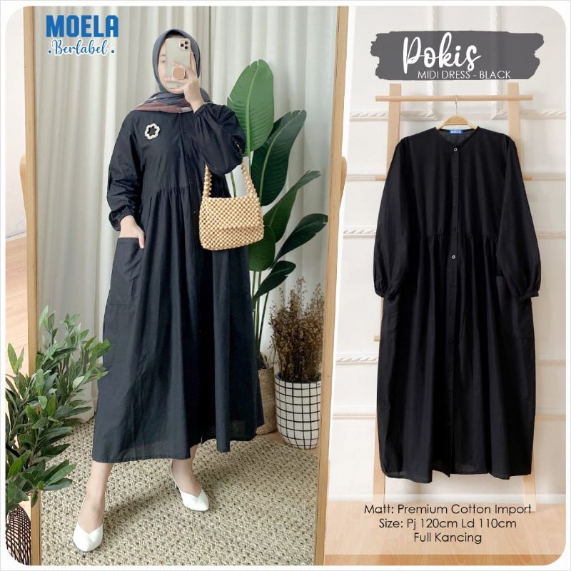 pokis midi tunik by moela