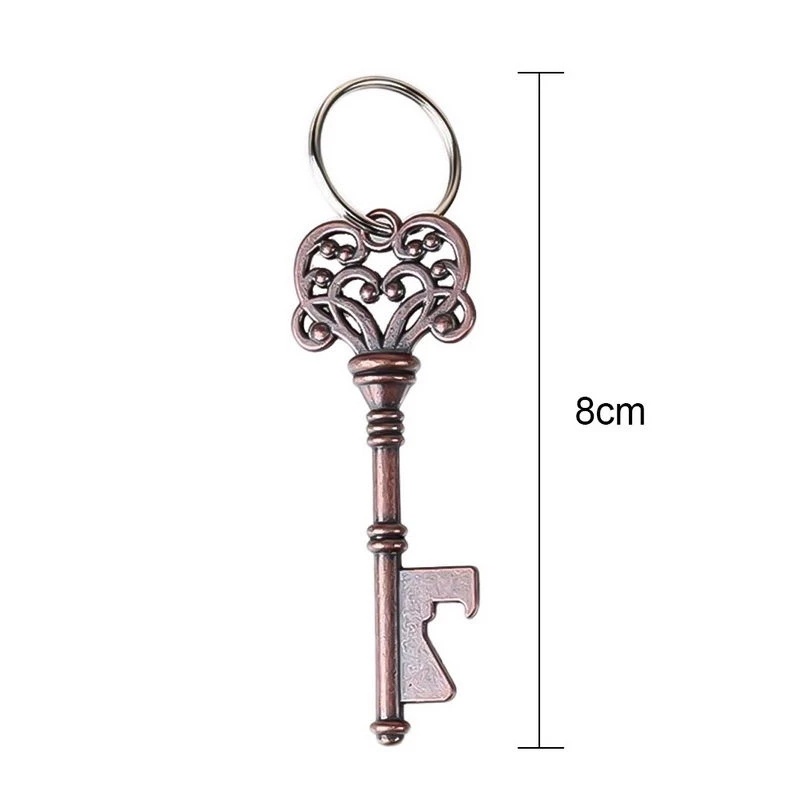 [1Pc Creative Portable Vintage Key Shaped Bottle Opener ][ Metal Keychain Beer Bottle Opener]