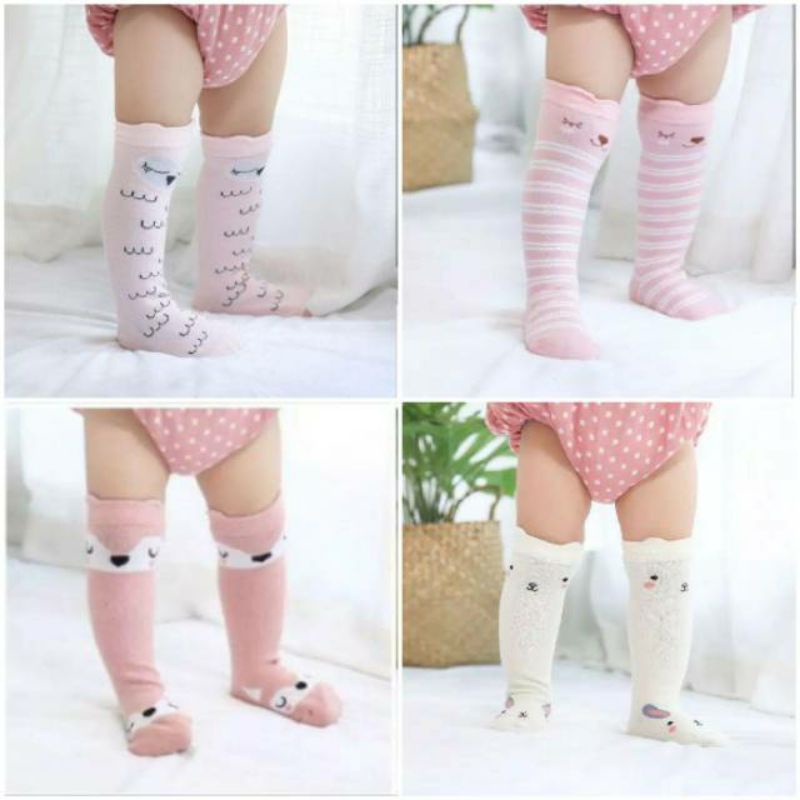 ~ PIYOSHI08 ~ Kaos Kaki ANTI SLIP Anak Bayi Panjang Motif Lucu Kaus Kaki Fashion Korea Socks Import Murah MA47