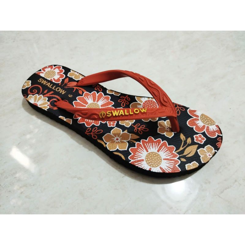 SWALLOW Sandal Jepit Wanita Swallow Floral