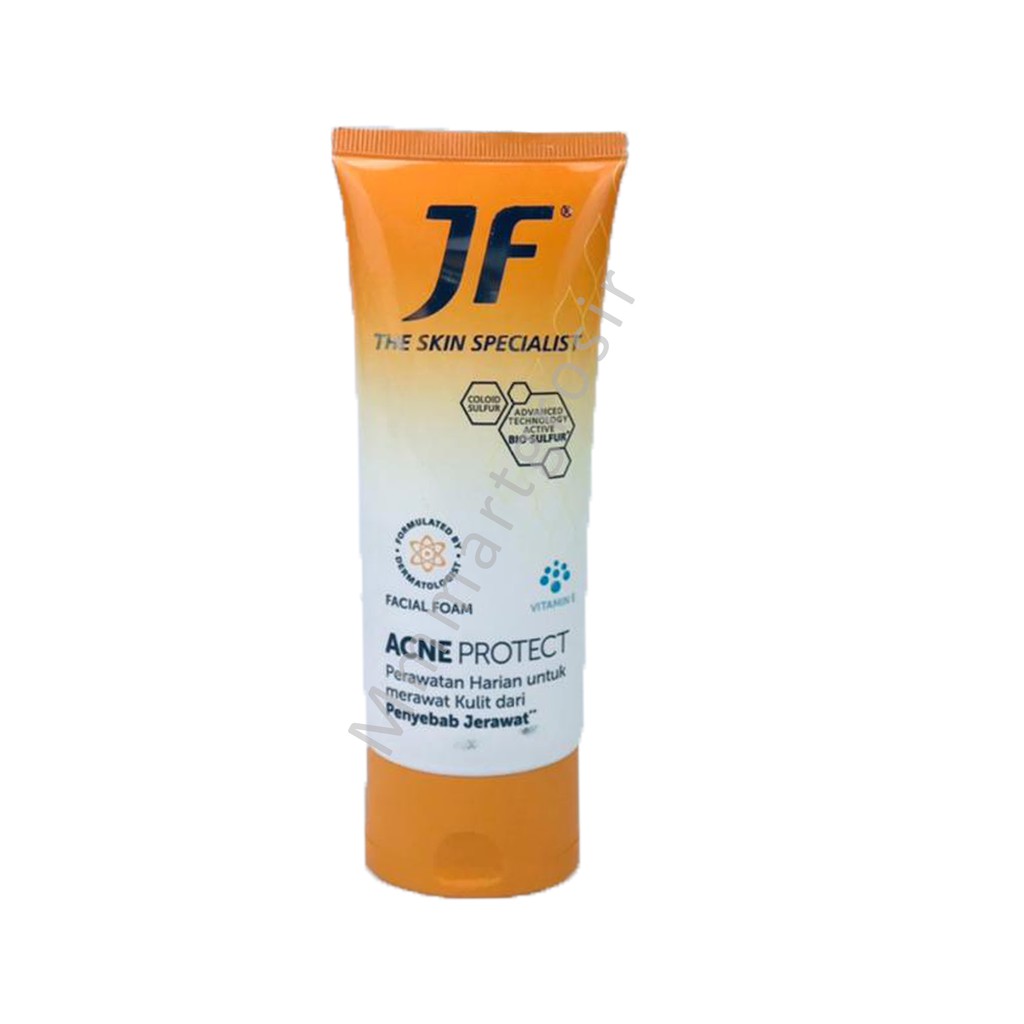 JF Facial Foam / Acne Protect / Sabun Pencuci Muka / 70g