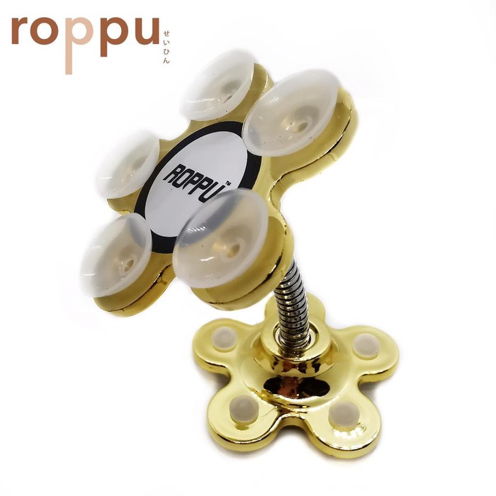 Roppu bracket stand phone 360 degree rotatable metal flower