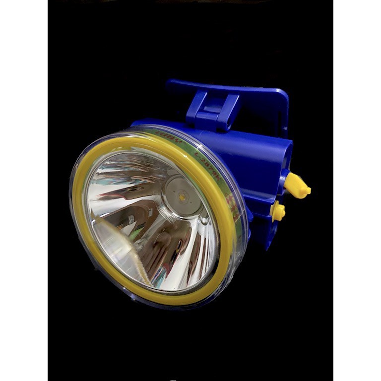 Luby Senter Kepala LED Super Terang Lithium L 2879K LAMPU KUNING 20 Watt With Dimmer Switch