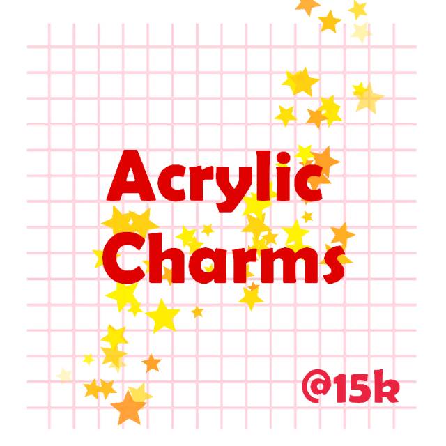 BNHA, YURI ON ICE, MYSTIC MESSENGER Acrylic Keychain/Charm | Gantungan Akrilik