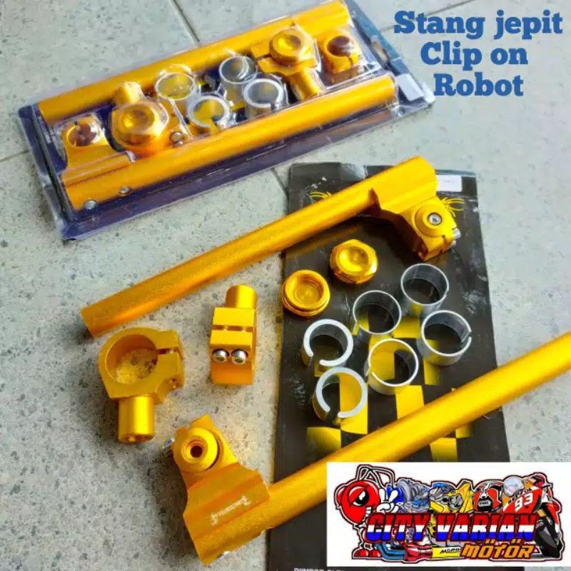 Stang jepit clip On UNIVERSAL SPORT Bebek Satria FU New Old