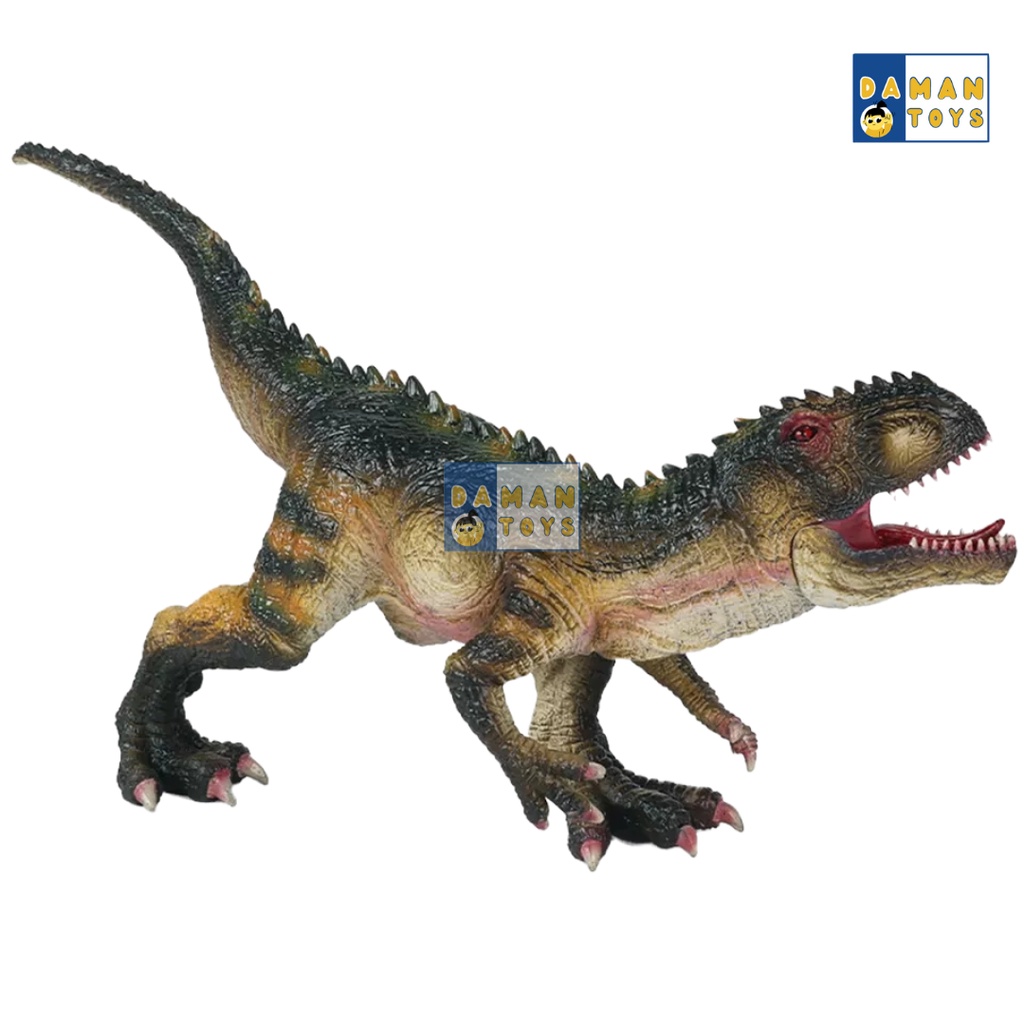 Jurassic World Dominion Giganotosaurus VS Tyrannosaurus Mainan Dinosaurus Figure Dino Pajangan Koleksi