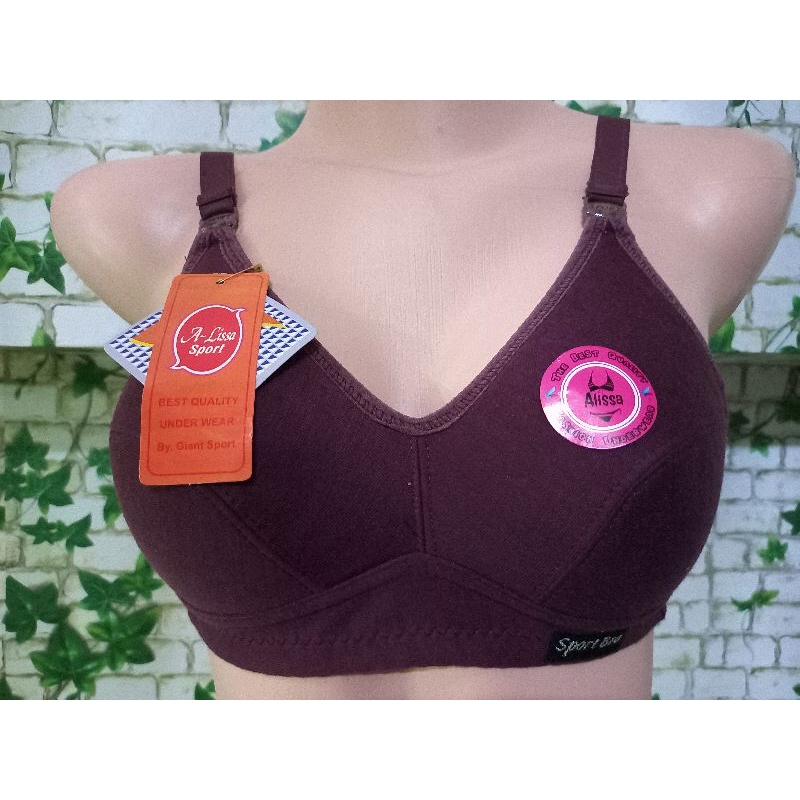 Sport bra (POLOS) dewasa&RemajaABG tanpa kawat&busa termurah-Dewasa (36)