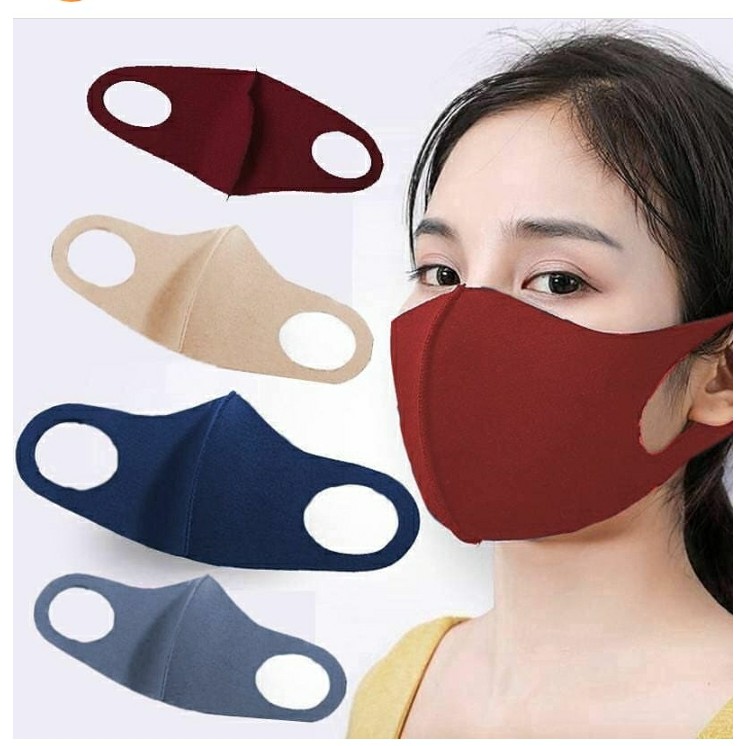 Skoola Masker Kain Scuba Korea Masker Pelindung Debu