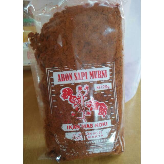 

Abon Sapi Murni Ikan Mas Koki 250 gr