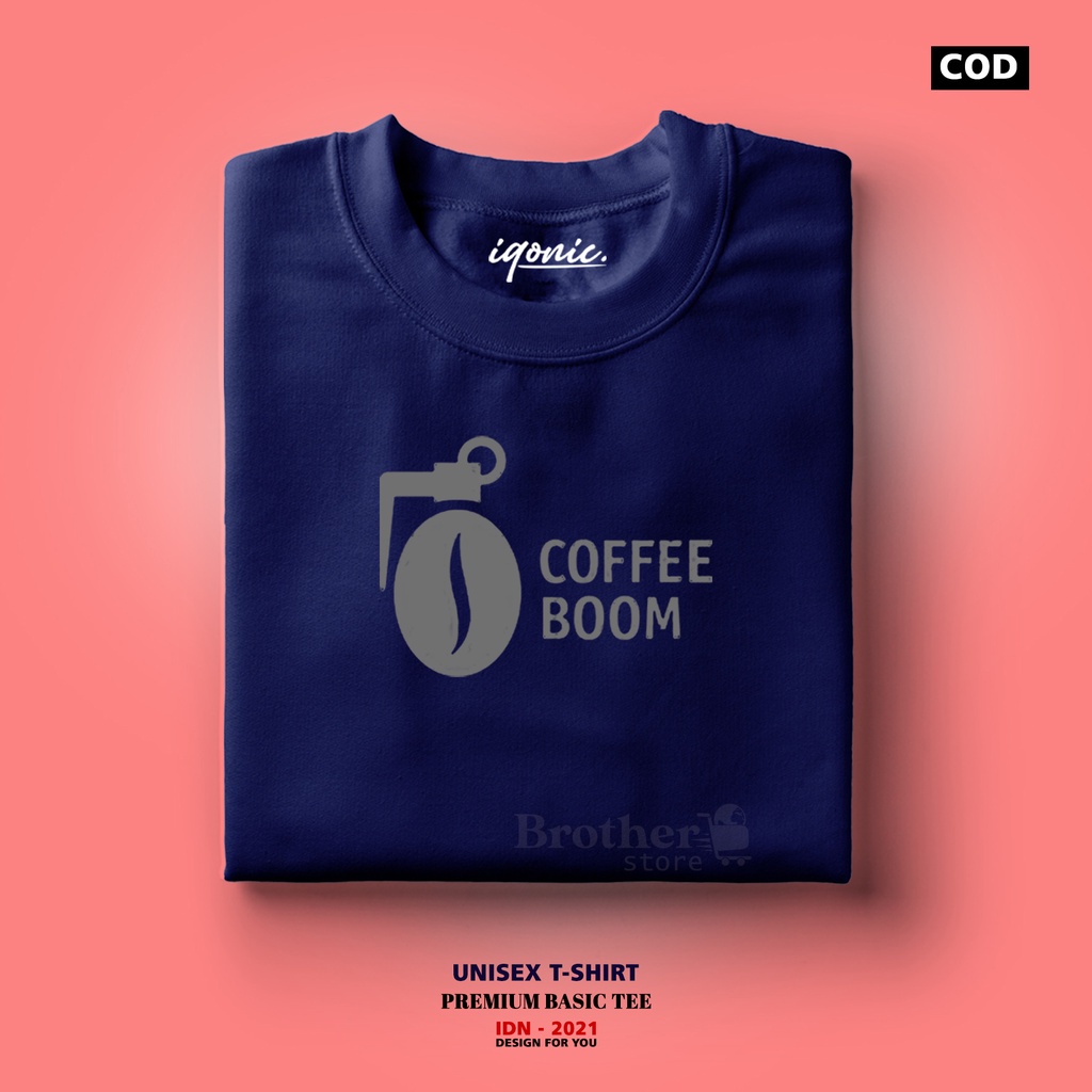 Brother Store Kaos Distro Pria Coffee bum x abu  Premium