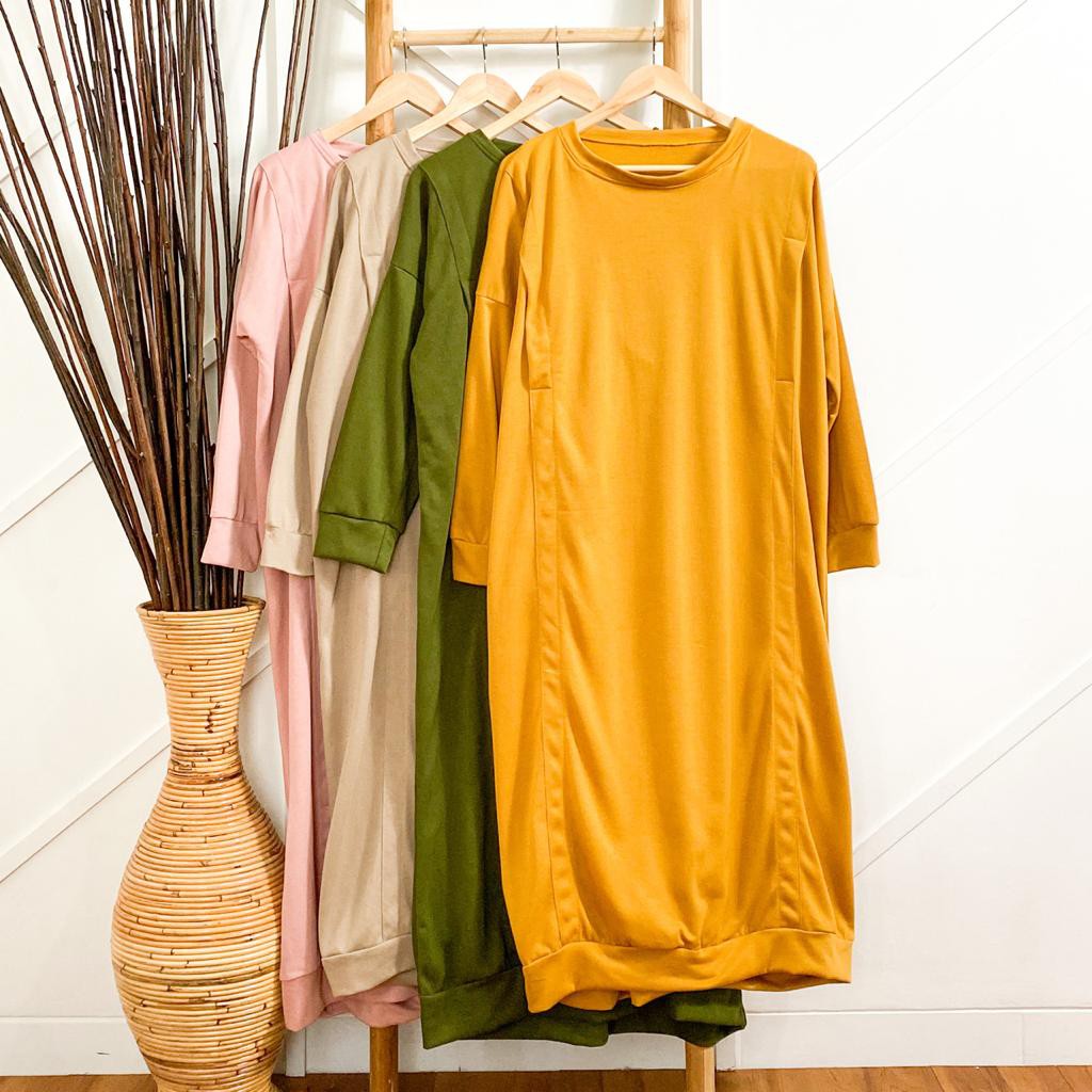 Bisa COD LUNA MAXY – Dress Murah Terbaru Ootd Dress muslim Dress murah Maxi dress Gamis