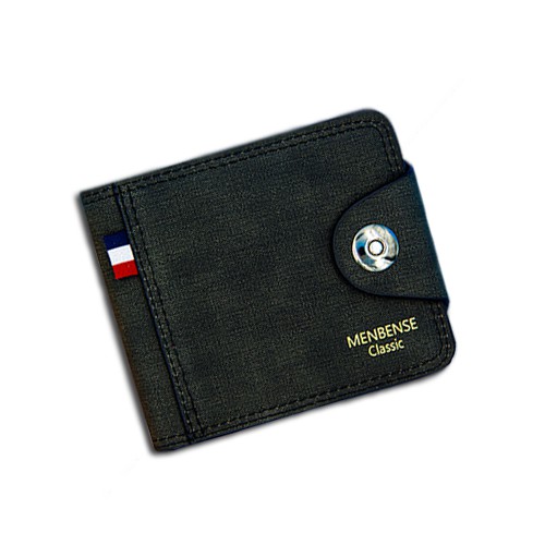 Dompet Pria Lipat Kancing Magnet Kualitas Premium Dompet Import Mens Cross Wallet