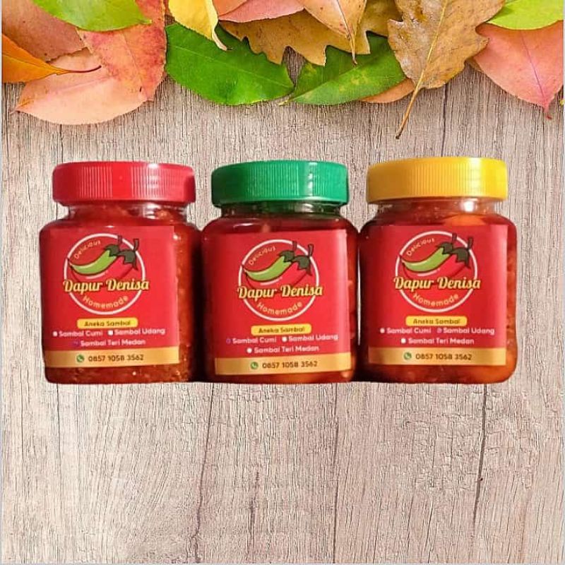 

Aneka Sambal Cumi/Teri Medan/Rebon Non MSG 200 gr. (Pre-Order hanya 2 hari)