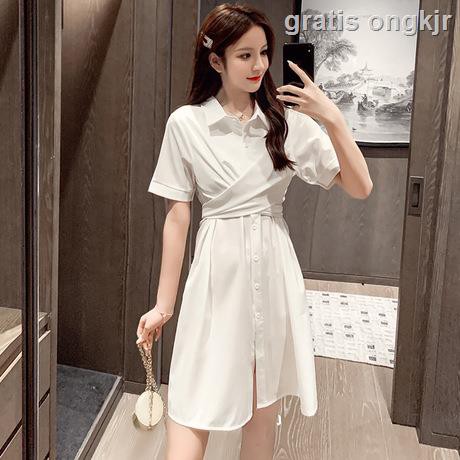 skirt with collared shirt