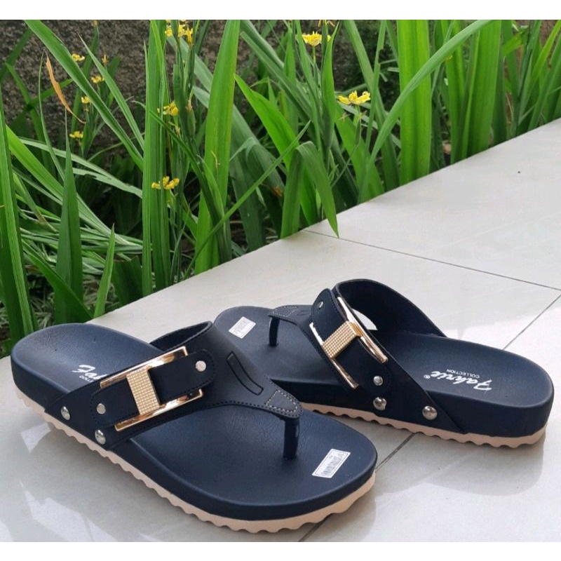 fahrie shoes Sandal wanita jepit gesper terbaru/sandal flat terlaris dan termurah fh-29