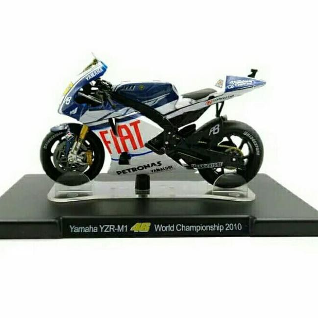 BU Diecast Miniatur Motor Gp Yamaha Movistar Valentino Rossi Motogp 2016 ➬ ❉