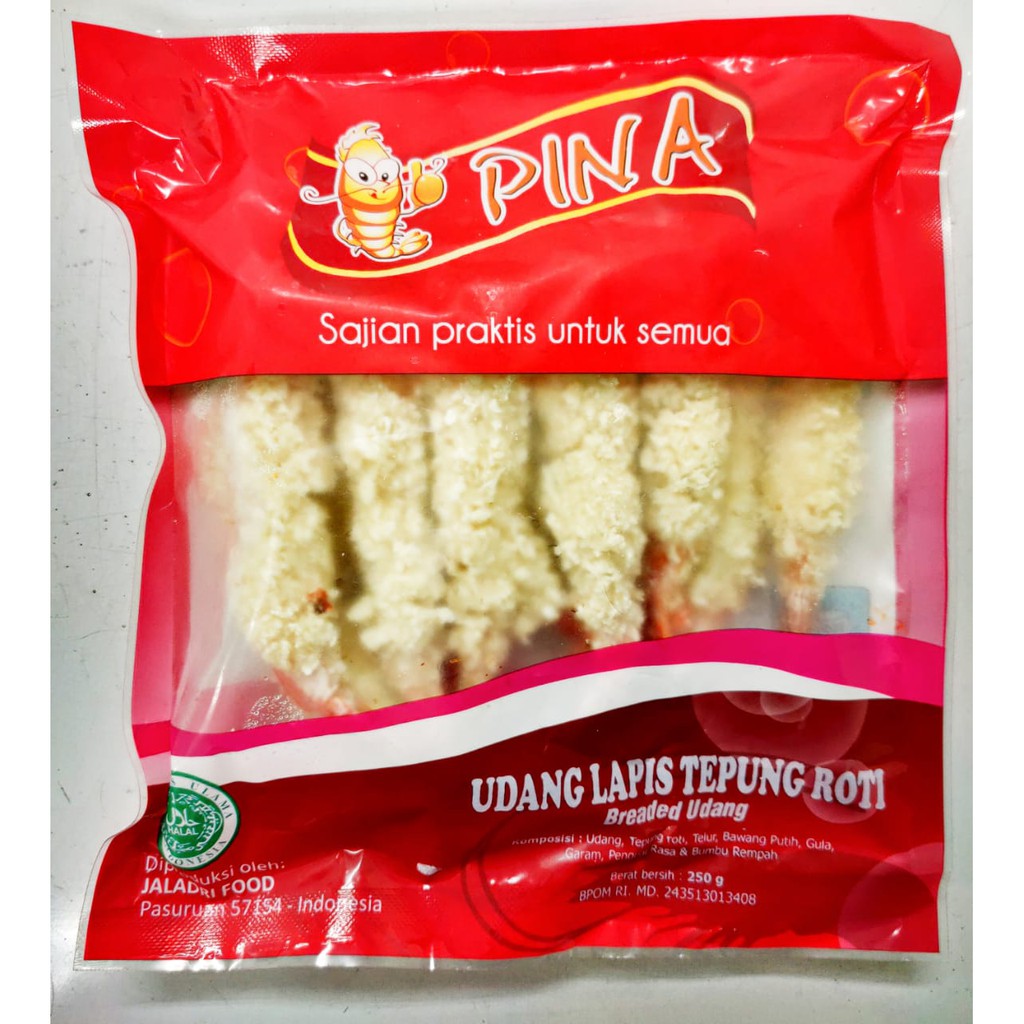 

PINA Udang Lapis Tepung Roti 250 gram isi 10pcs