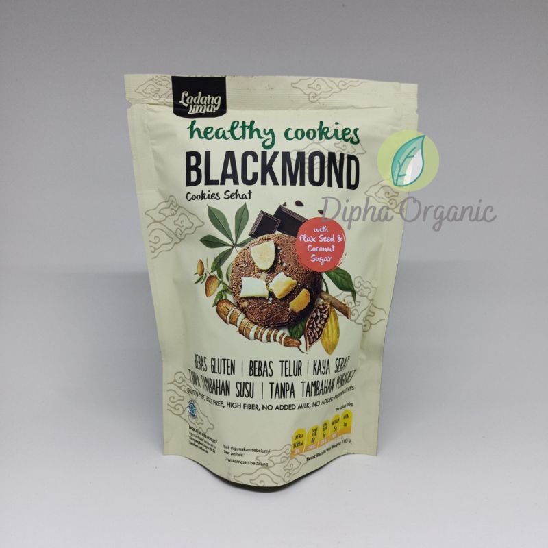 

Blackmond 180 gr - Gluten Free Cookies - Ladang Lima - DIPHA ORGANIC