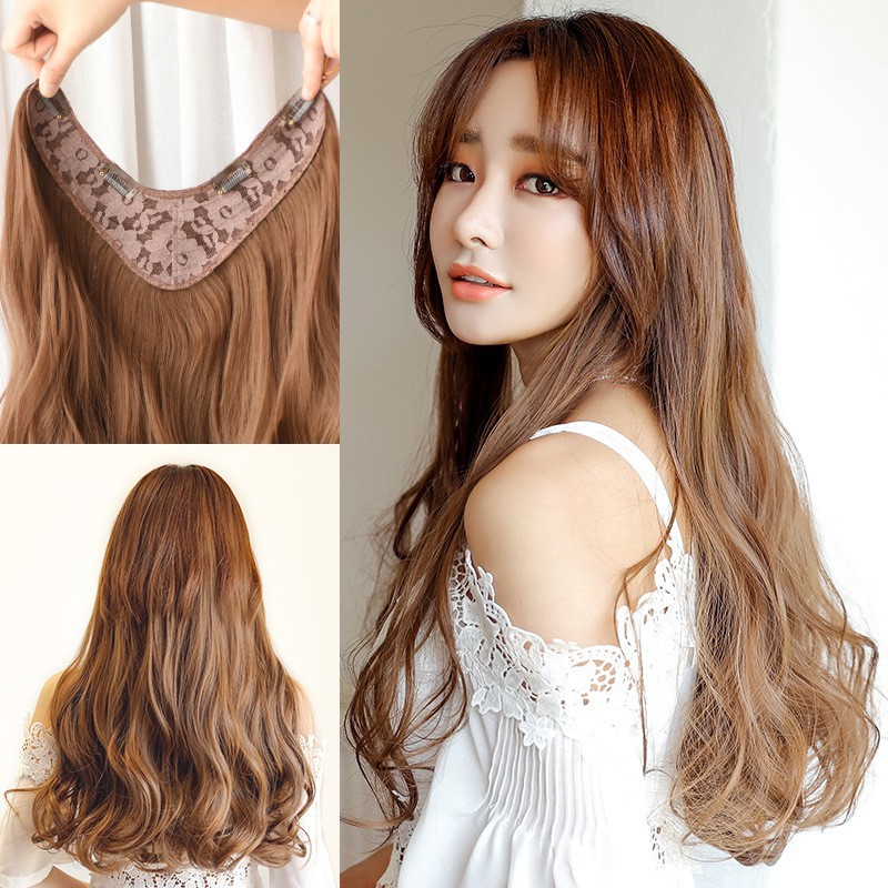 SHINY 60cm Wig Rambut Palsu Panjang Bahan Fiber Sintetis SHINY 60cm Wig Rambut Palsu Panjang Bahan Fiber Sintetis