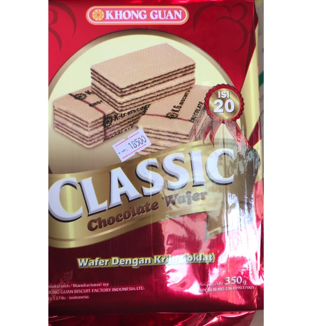 Wafer classic khong guan 350 gram khongguan