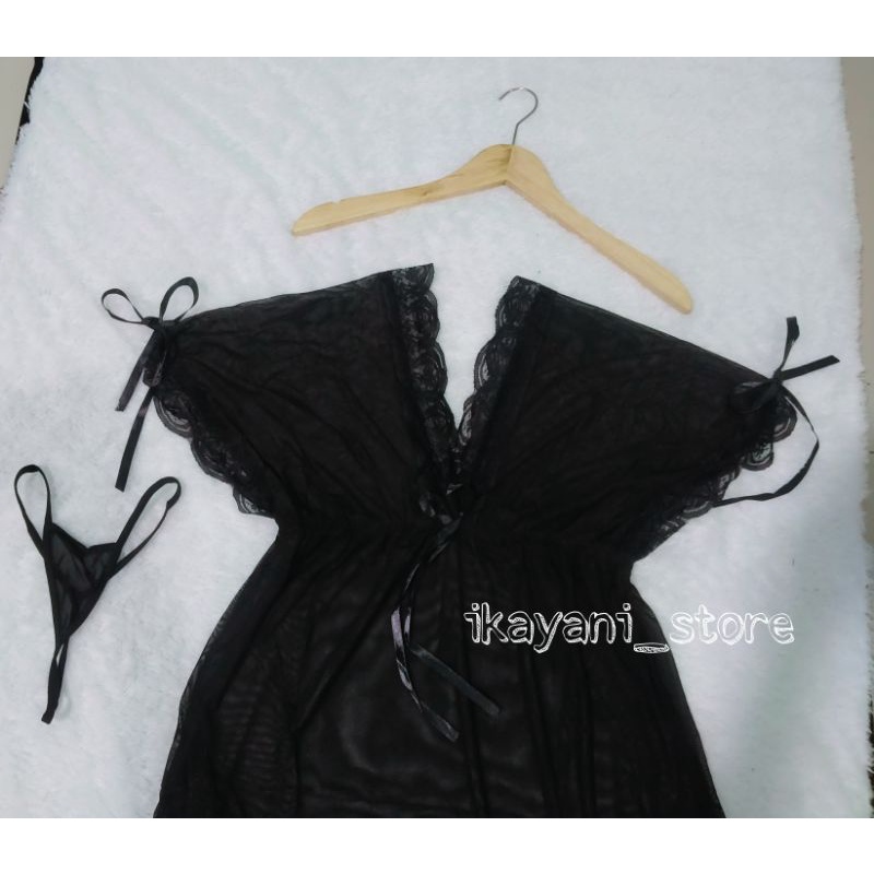 BAJU TIDUR JUMBO BIG SIZE SEXY BAJU HARAM SEXY BAJU DINAS DEPAN SUAMI BAJU DINAS MALAM SEXY LINGERIE COSPLAY SEXY PAKAIAN DALAM WANITA SEXY SLEEPWEAR JUMBO SEXY M L XL XXL XXXL LD 110 120 130-5