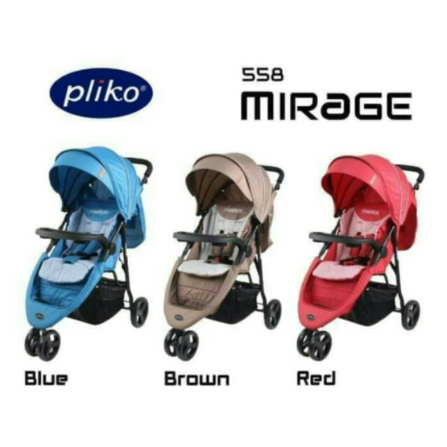 Stroller bayi murah / kereta dorong pliko mirage 558