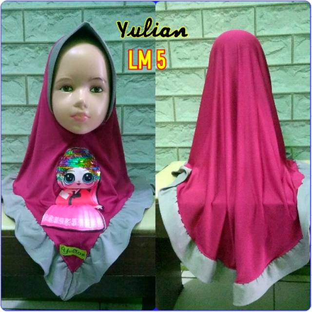 Jilbab hijab kerudung Anak Yulian LM 5