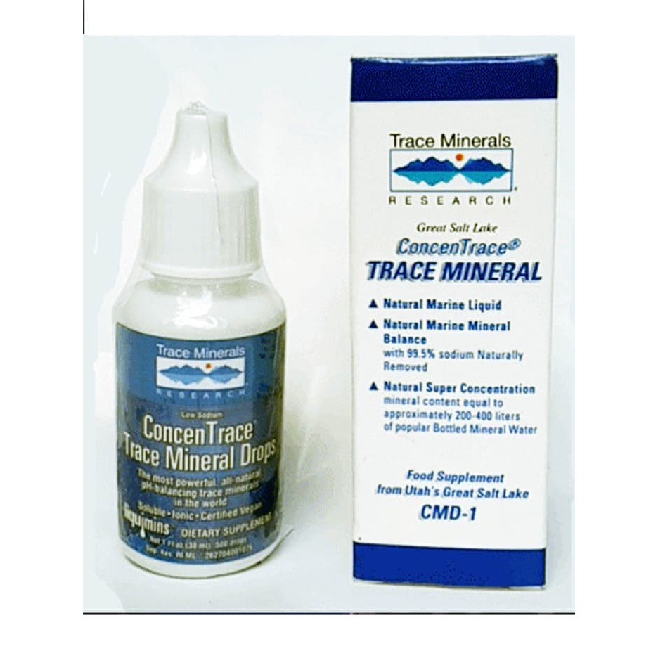 Trace Mineral 30 ml - CMD (Concentrate Mineral Drops) 500 Drops - Original Asli