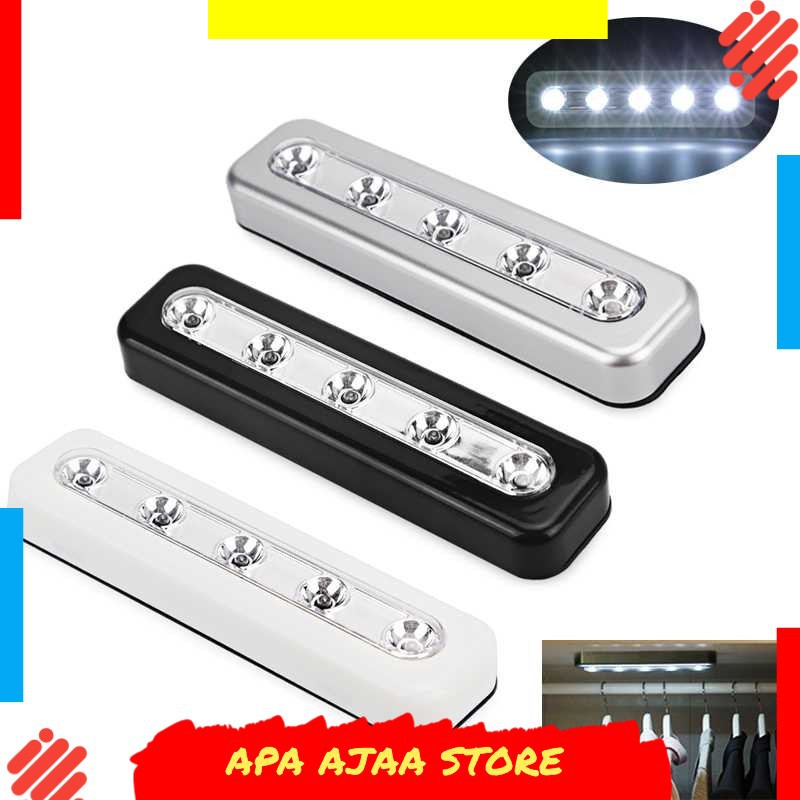 Terlariss !! Push Touch Wall Light LED Lamp 5 LED