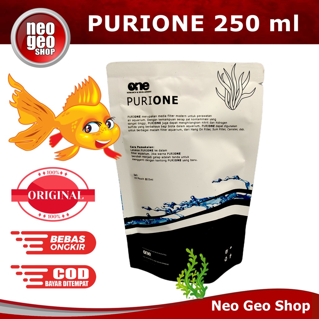 Purione 250ml 250 ml Penyerap Tanin Media Filter Penjernih Air Aquascape