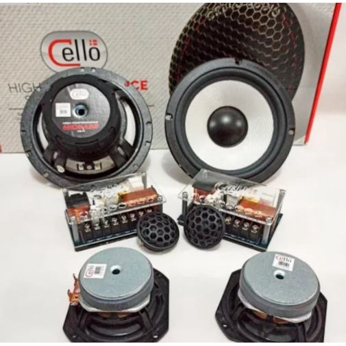 Speaker split 3 way cello performance 3