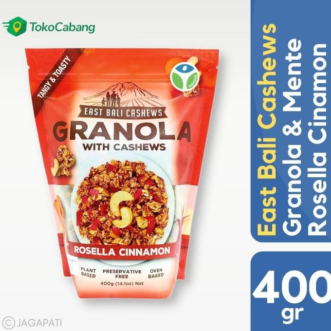 

East Bali Cashews - Granola Rosella Cinnamon 400gr - Sereal