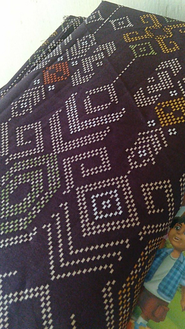 Kain Bahan Kemeja Batik Songket