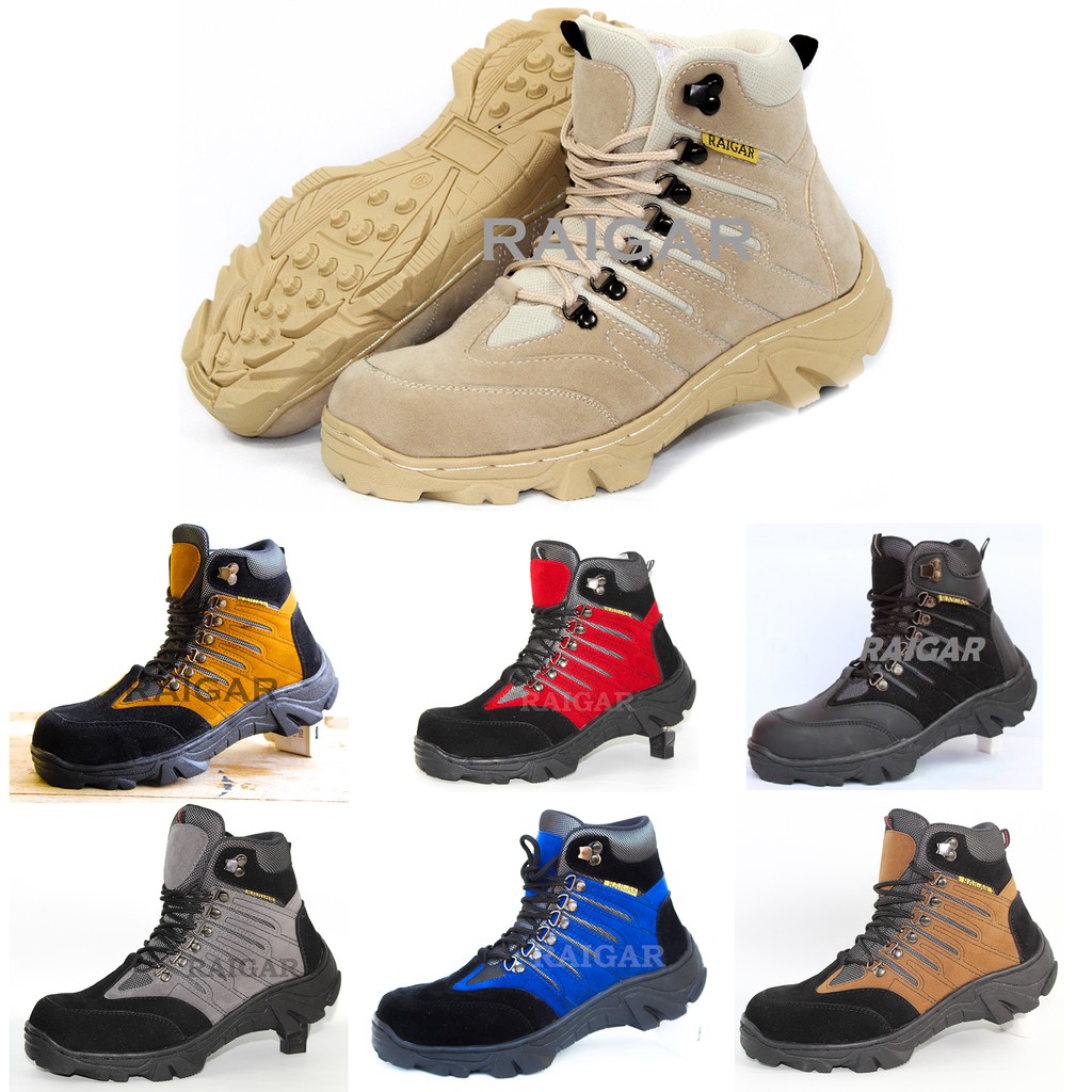 Raigar Hiler Sepatu Hiking Pria Original Mendaki Gunung Kuat Ringan Keren